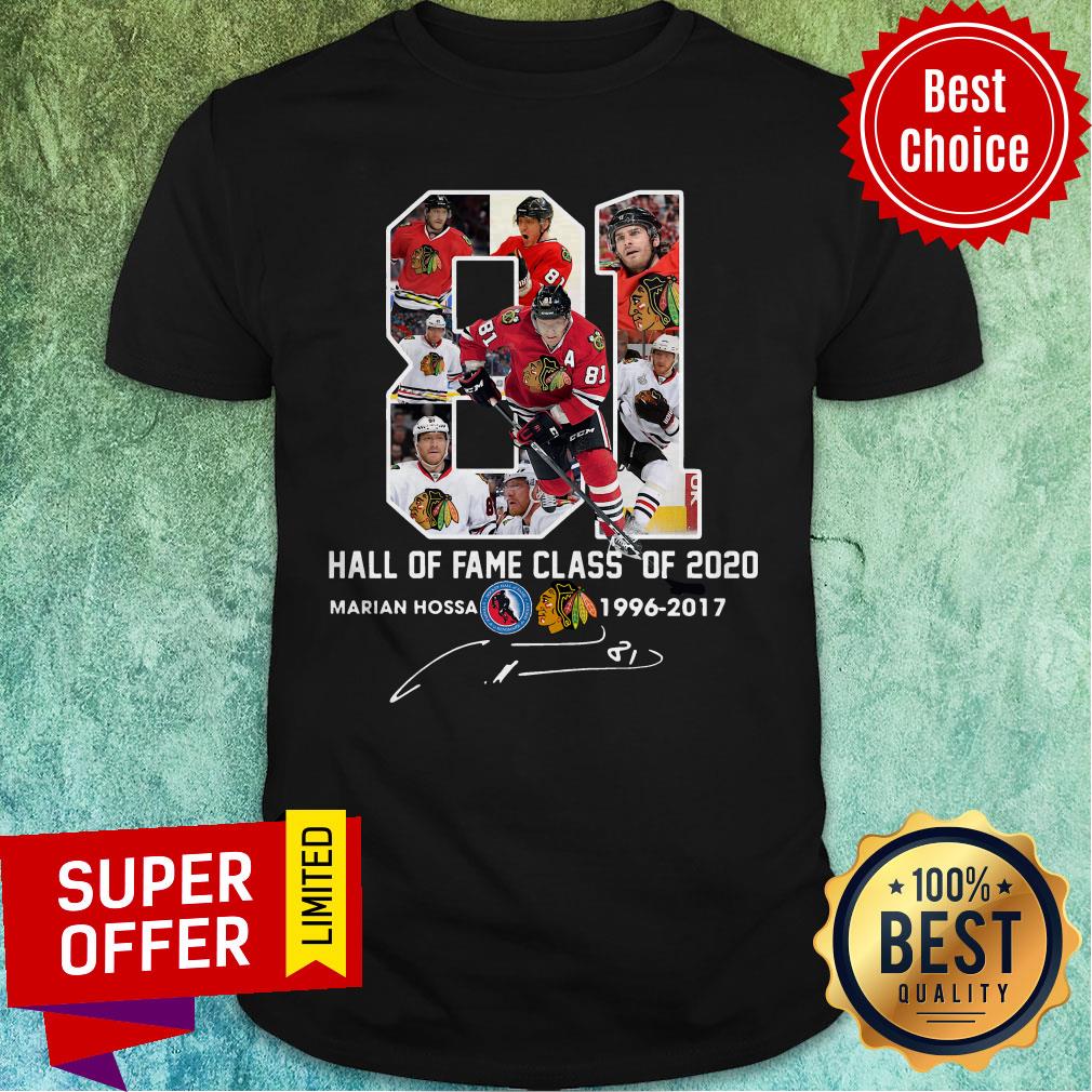 Top 81 Hall Of Fame Class Of 2020 Marian Hossa Washington Redskins 1996 2017 Signature Shirt