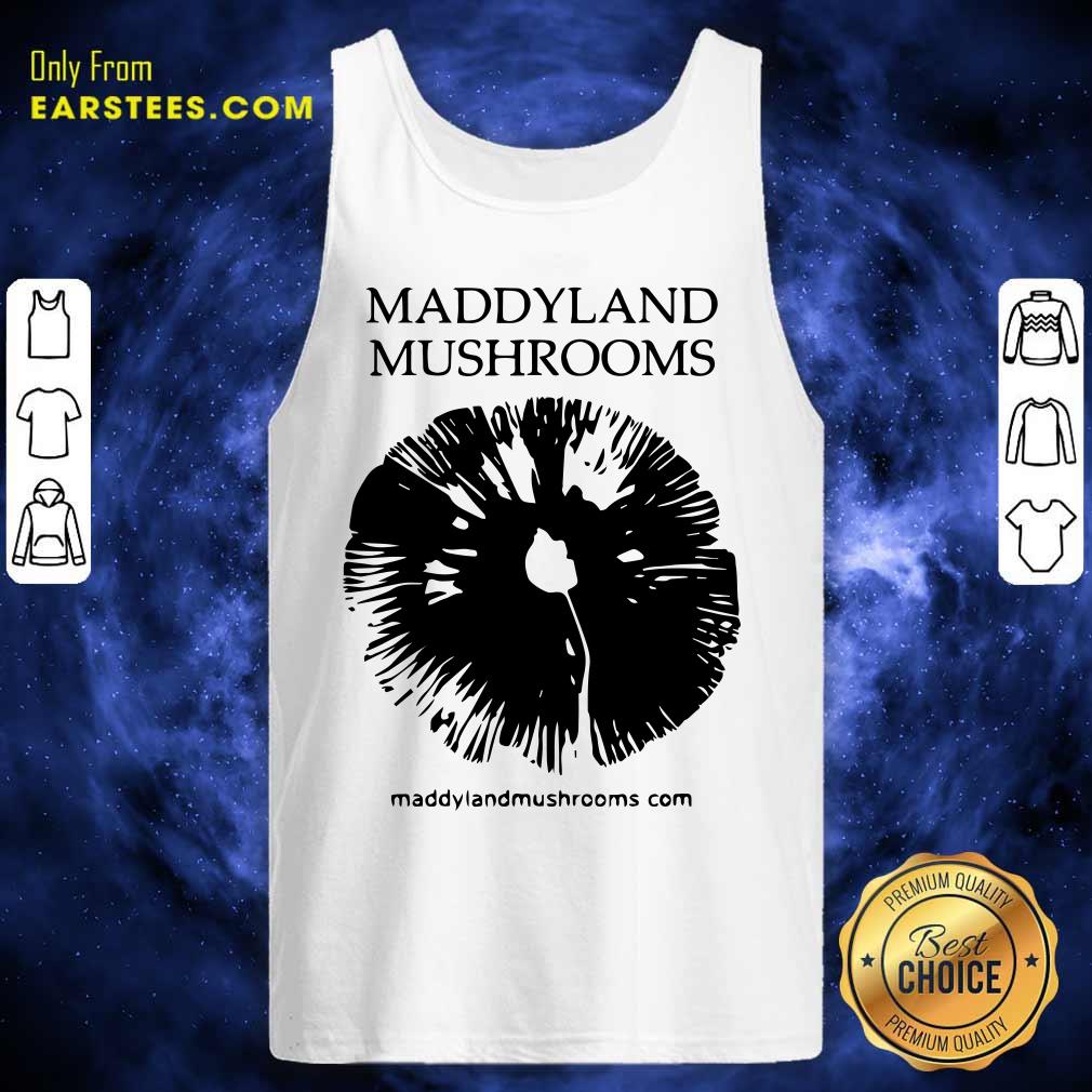 Premium Maddyland Mushrooms With Black Image Shirt - Image 4