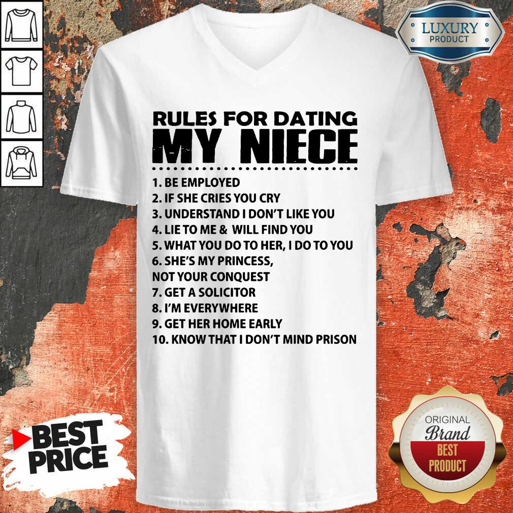 Rules For Dating My Niece Shirt - Image 2