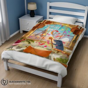 Alternative view of Awesome Good Pixar Ratatouille Warm & Soft Remy Chief Blanket Fleece Customized Blanket