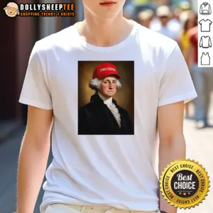 Hot George Washington President America Hat With Two Fiddy Shirt