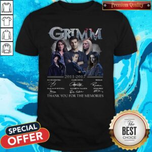 Original Grim 2011 2017 Thank You For The Memories Signatures Shirt
