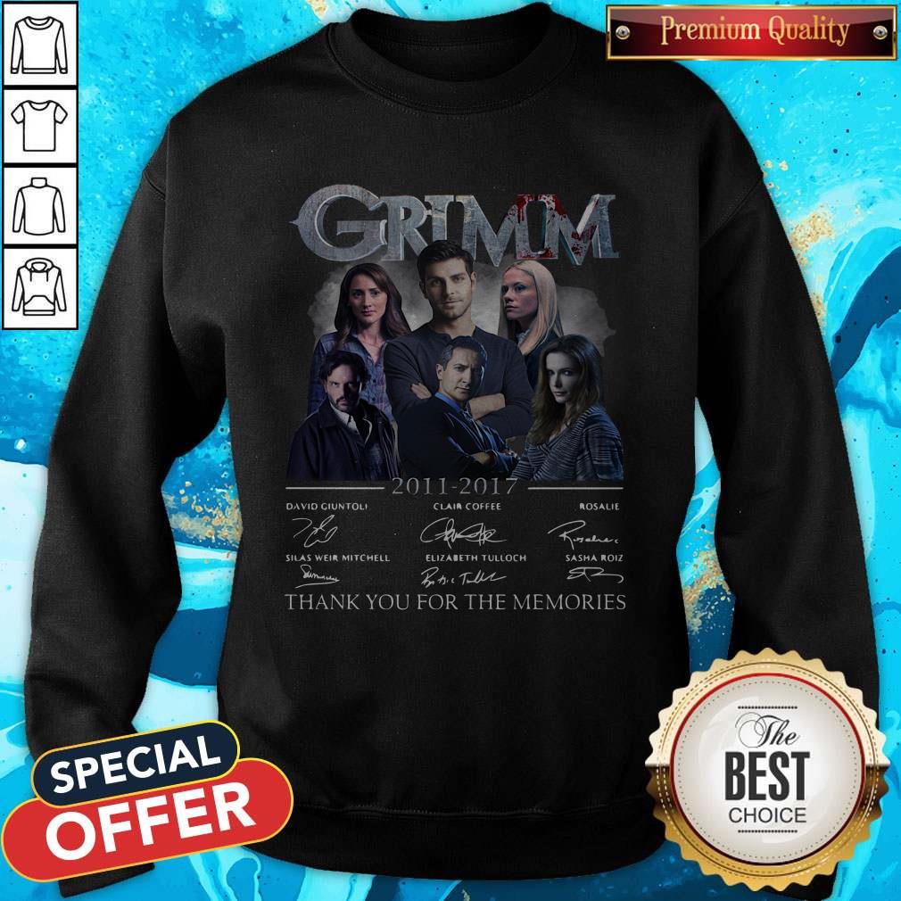 Original Grim 2011 2017 Thank You For The Memories Signatures Shirt - Image 5
