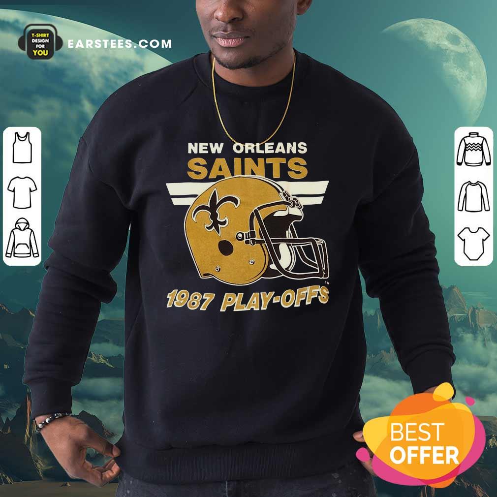 Original 1987 New Orleans Saints Playoffs Vintage Shirt - Image 5