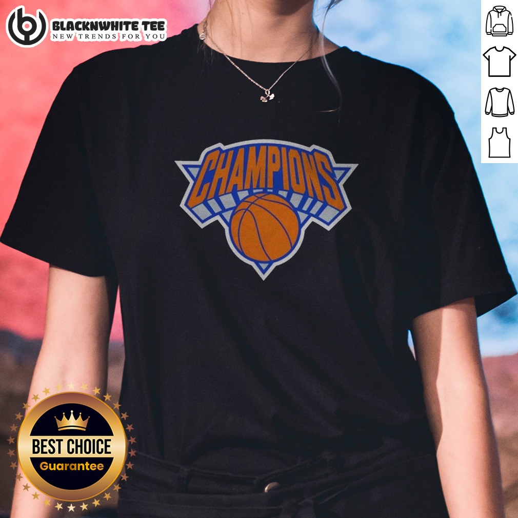 Premium New York Knicks NBA Champions Basketball Classic Logo Shirt - Image 3
