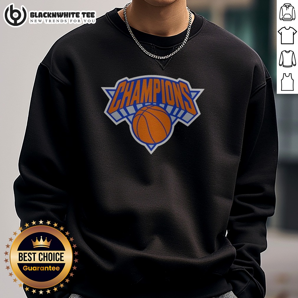 Premium New York Knicks NBA Champions Basketball Classic Logo Shirt - Image 4