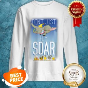 Alternative view of Nice Disney Dumbo Just Soar Shirt