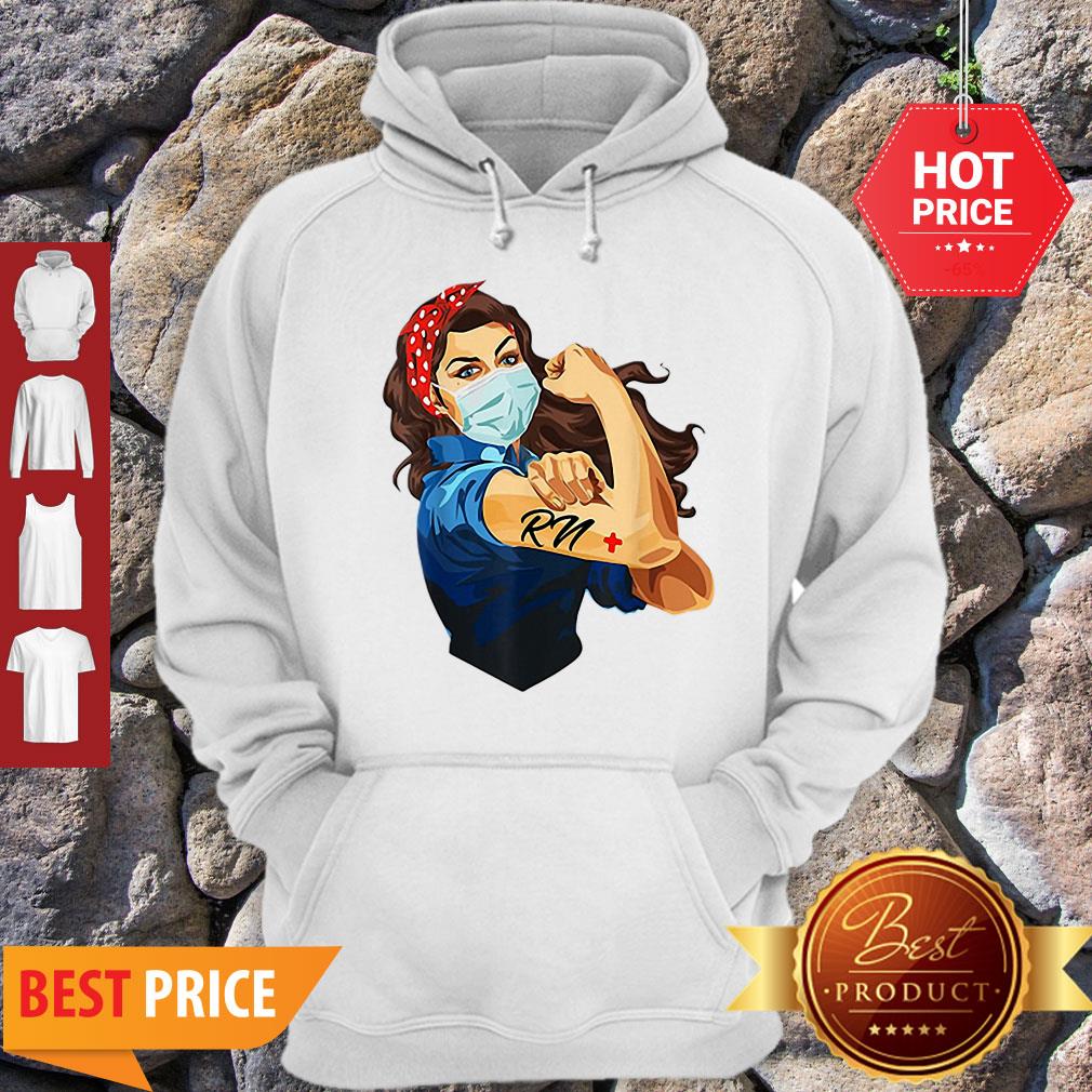 Perfect Strong Woman Tattoos RN Registered Nurse Shirt - Image 2
