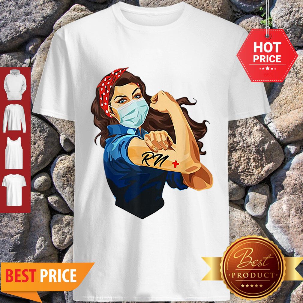 Perfect Strong Woman Tattoos RN Registered Nurse Shirt