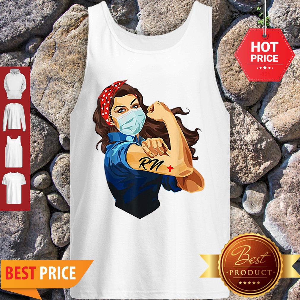 Perfect Strong Woman Tattoos RN Registered Nurse Shirt - Image 4