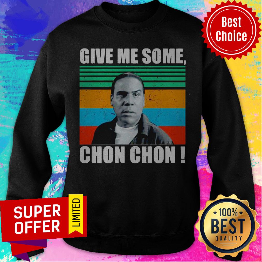 Top Popeye Blood In Blood Give Me Some Chon Chon Vintage Shirt - Image 3