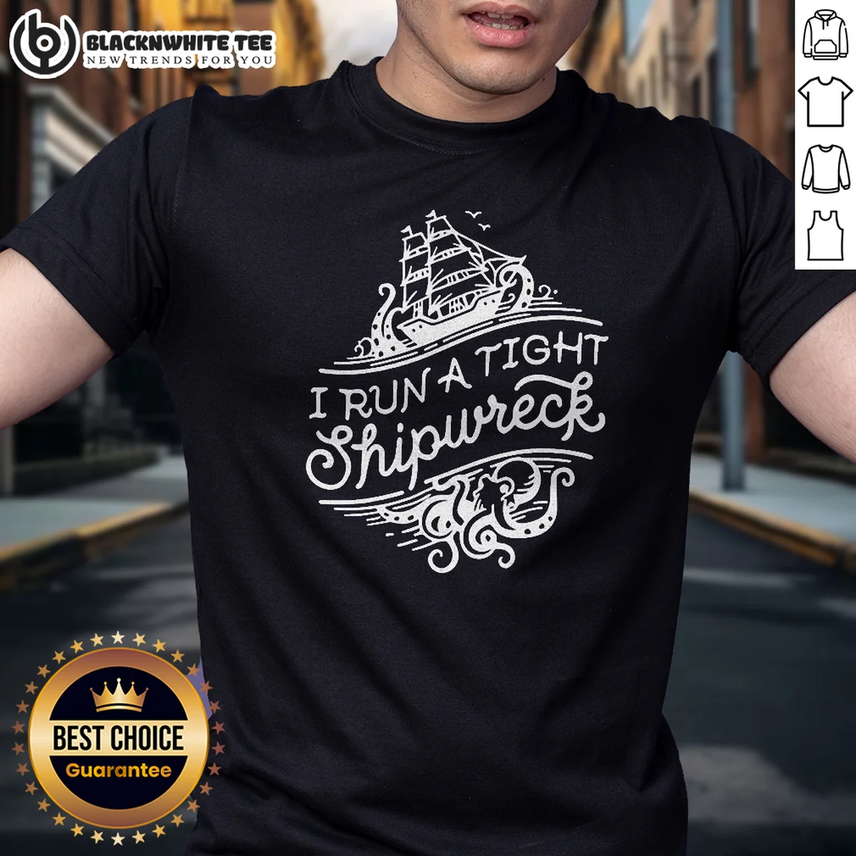 Awesome I Run A Tight Shipwrech Shirt