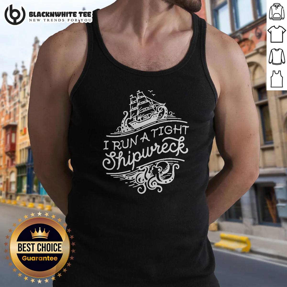 Awesome I Run A Tight Shipwrech Shirt - Image 4