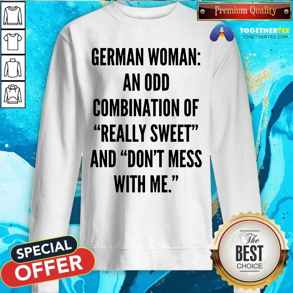 German Woman An Odd Combination Shirt - Image 2