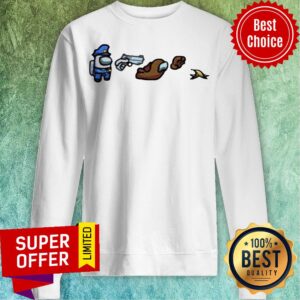 Alternative view of Nice Among Us Impostor Murder Shirt