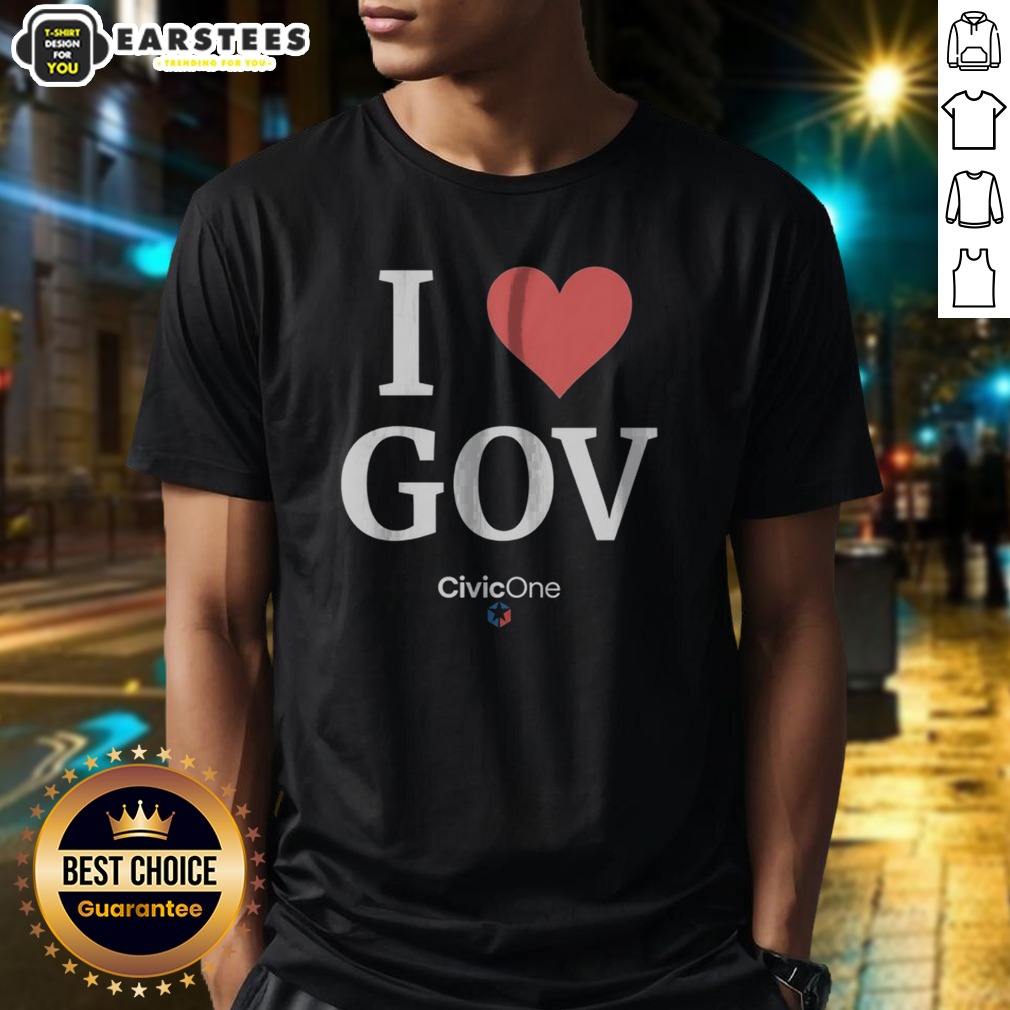 Pretty I Heart Gov Shirt