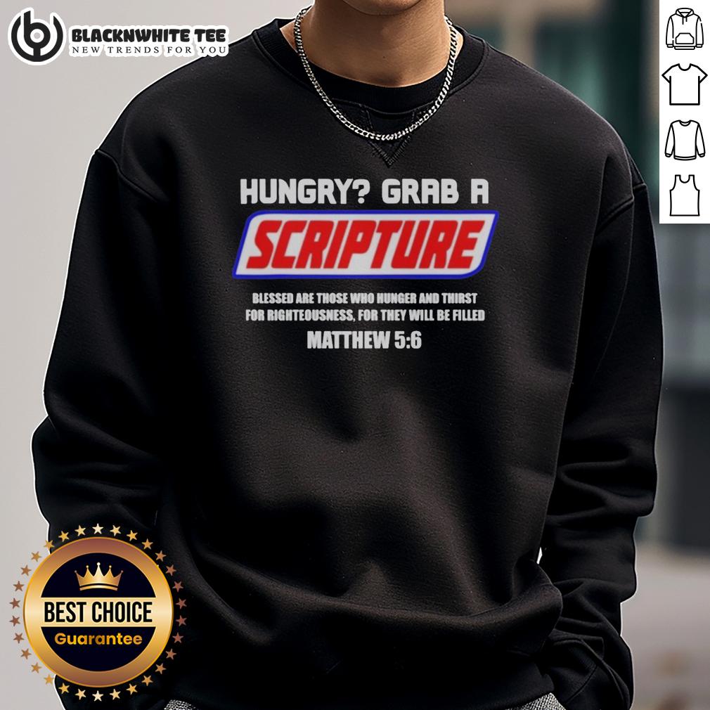 Hot Hungry Grab A Scripture Christian T-Shirt - Image 5