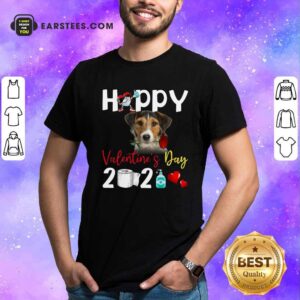 Perfect Fox Terrier Happy Valentines Day With Toilet Paper 2021 Shirt
