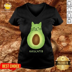 Alternative view of Avocato Funny Cute Cat Avocado Vegan And Cat Lover Kitten Shirt
