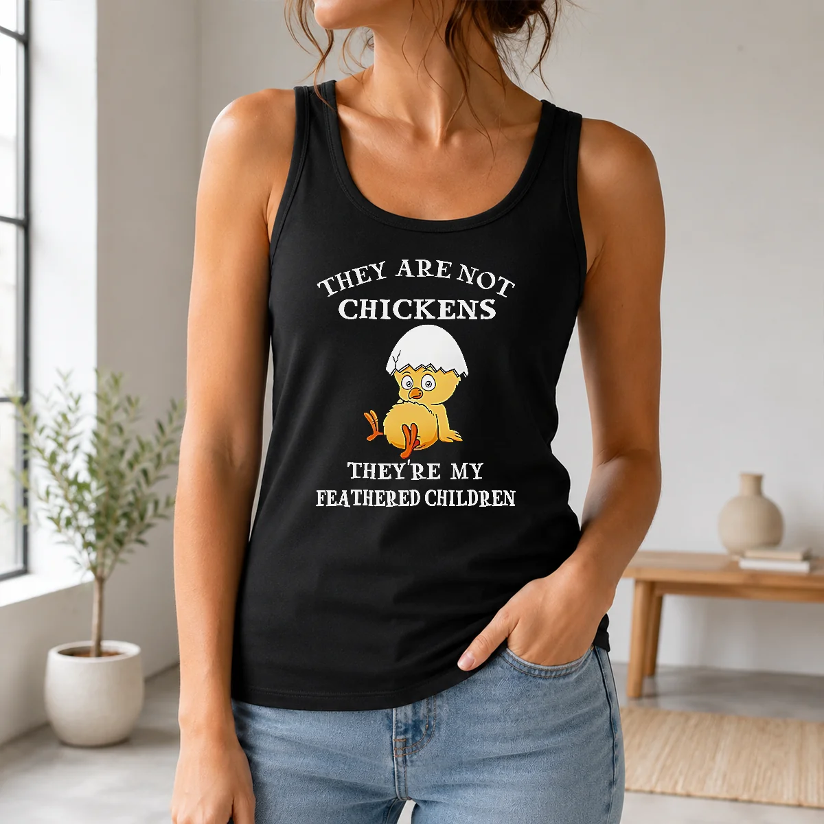 Nice Chicken They Are Not Chickens Theyre My Feathered Children Shirt - Image 3