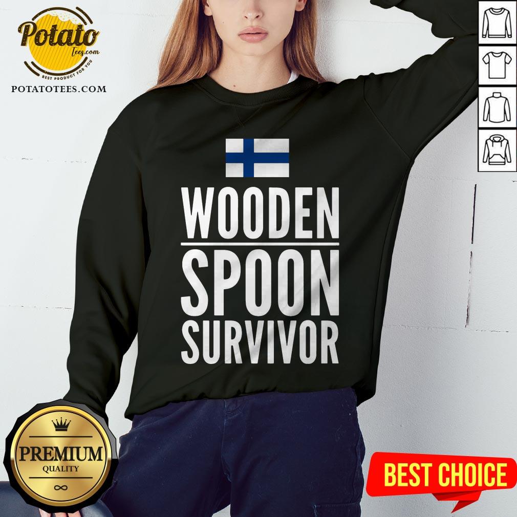 Nice Wooden Spoon Survivor Shirt - Image 3