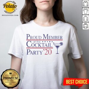 Alternative view of Proud Member Of The Cocktail Party 2020 Shirt
