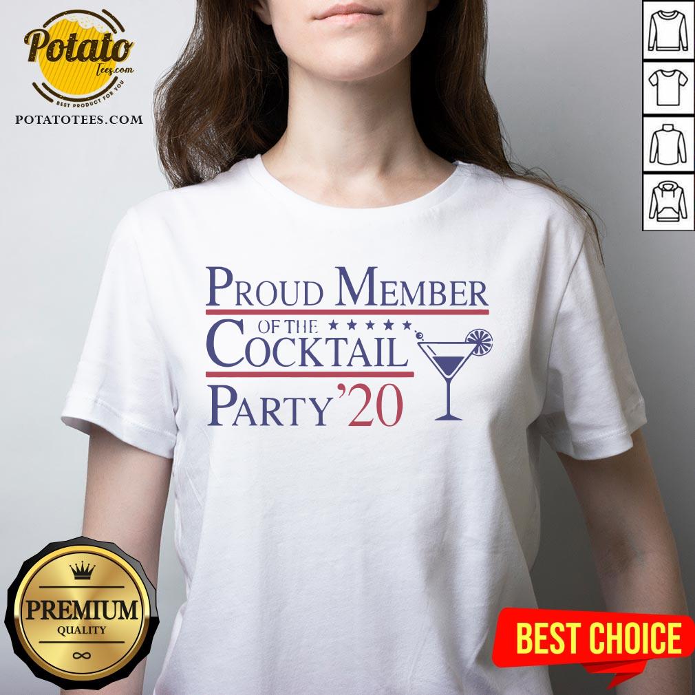 Proud Member Of The Cocktail Party 2020 Shirt - Image 2