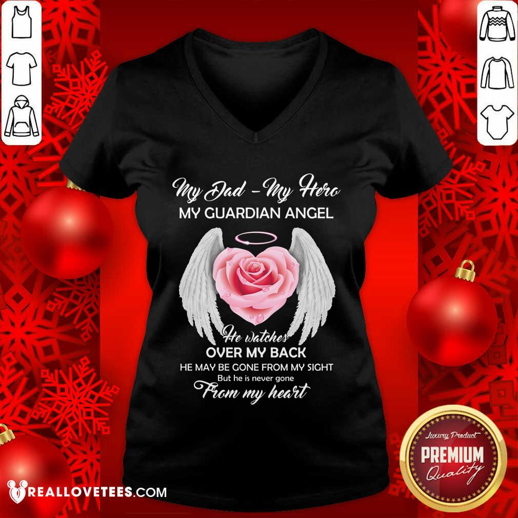 My Dad My Hero My Guardian Angel Shirt - Image 3