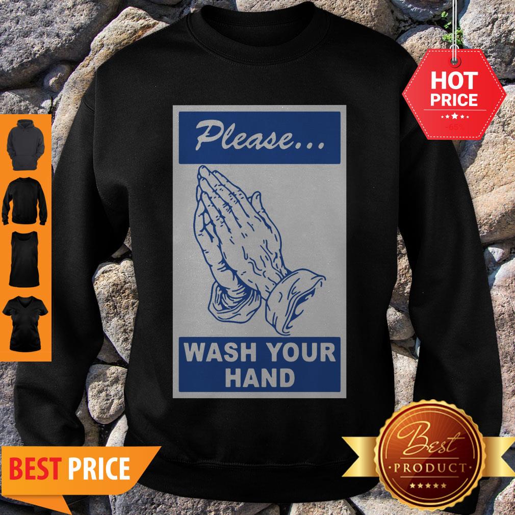 Nice Please Wash Your Hand Coronavirus Shirt - Image 3