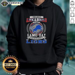 Alternative view of Top I May Live In Arkansas But On Game Day Detroit Lions Football T-Shirt