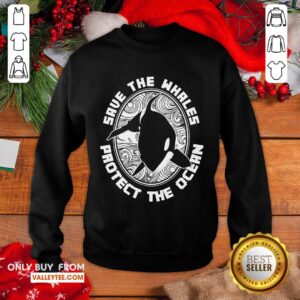 Alternative view of Sweet Animal Lover Gift Ocean Animals Earth Day Killer Whale Shirt