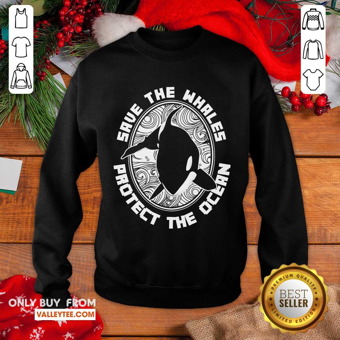 Sweet Animal Lover Gift Ocean Animals Earth Day Killer Whale Shirt - Image 2