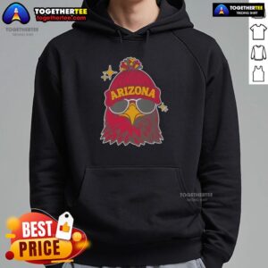 Alternative view of Awesome Arizona Cardinals Football Mascot Graphic T-Shirt