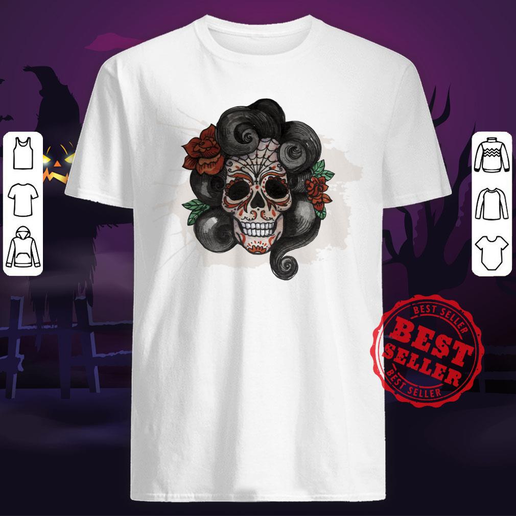 Dia De Muertos Woman Sugar Skull Shirt