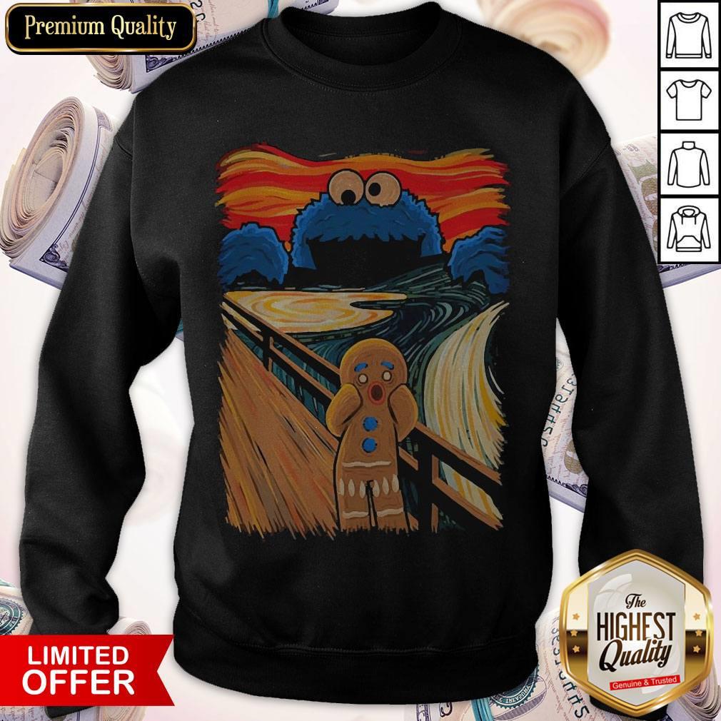 Original The Cookie Scream Van Gogh Shirt - Image 4