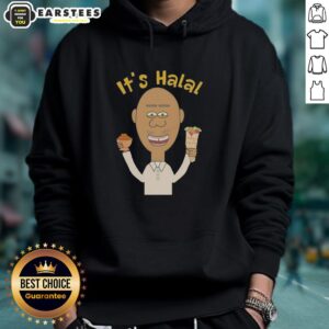 Alternative view of Good It's Halal Man Eating Dates Kebab Muslim Islamic Ramadan T-Shirt