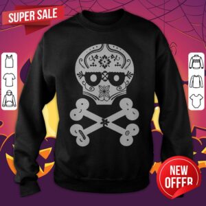 Alternative view of Sugar Skull Dia De Los Muertos Day Of The Dead Shirt