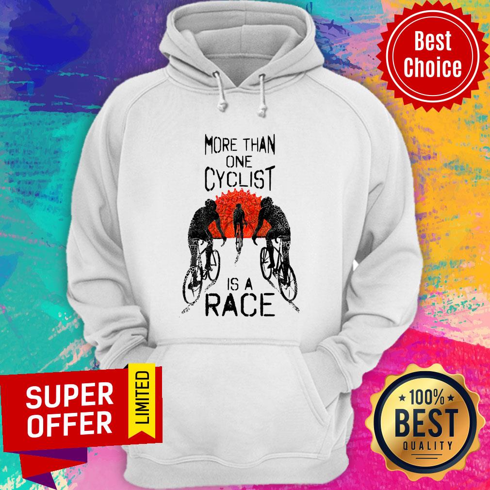 Cycling More Than One Cyclist Is A Race Shirt - Image 2