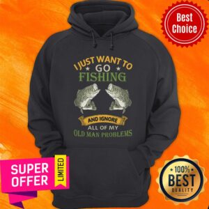 Alternative view of I Just Want To Go Fishing And Ignore Shirt