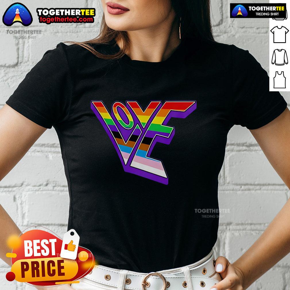 Top Love Pride Design T-Shirt - Image 3