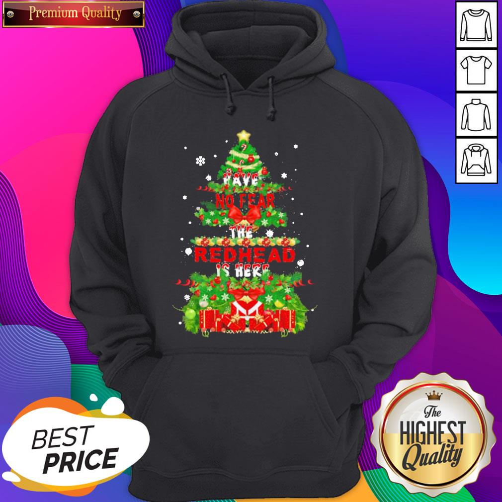 Great Christmas Tree Have No Fear The Redhead Is Here Shirt - Image 5