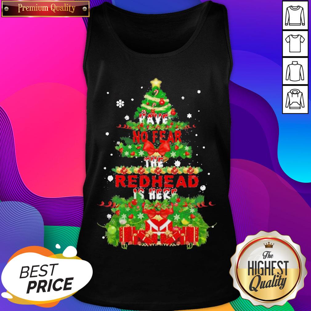 Great Christmas Tree Have No Fear The Redhead Is Here Shirt - Image 3