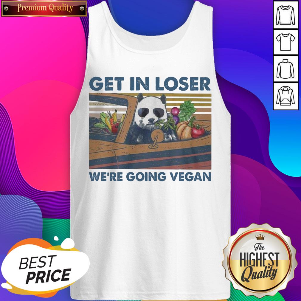 Hot Get In Loser We’re Going Vegan Vintage Shirt - Image 3