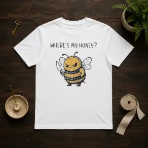 Premium Where'S My Honey Angry Bee With A Knife Shirt
