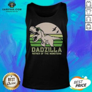 Alternative view of Funny Dinosaurs Dadzilla Father Great 8 Shirt