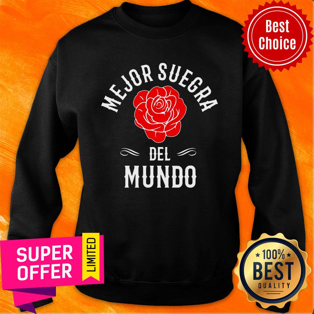 Premium Mejor Suegra Del Mundo Best Mother In Law Gift In Spanish Shirt - Image 4