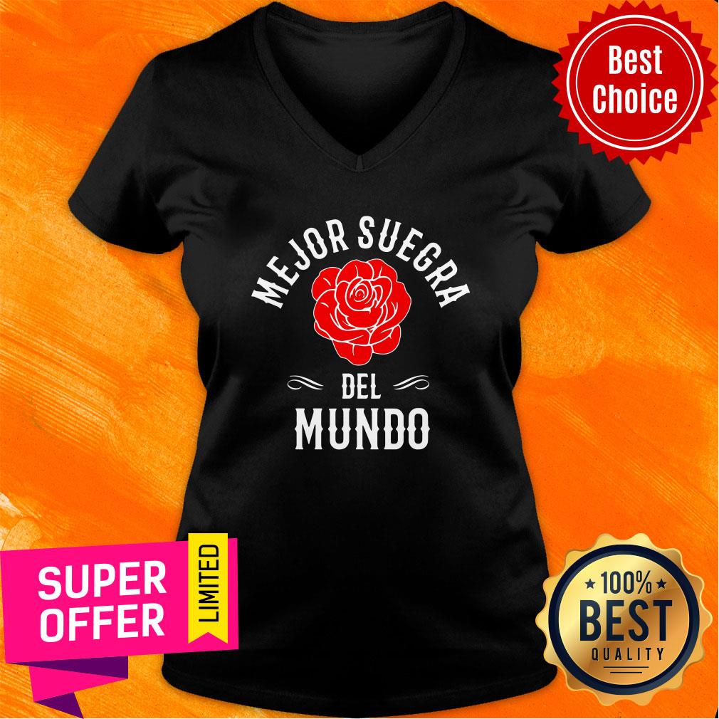 Premium Mejor Suegra Del Mundo Best Mother In Law Gift In Spanish Shirt - Image 5