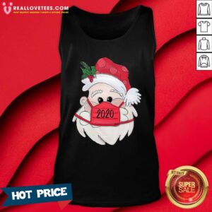 Alternative view of Sweet Satan Claus Face Mask 2020 Merry Christmas Shirt