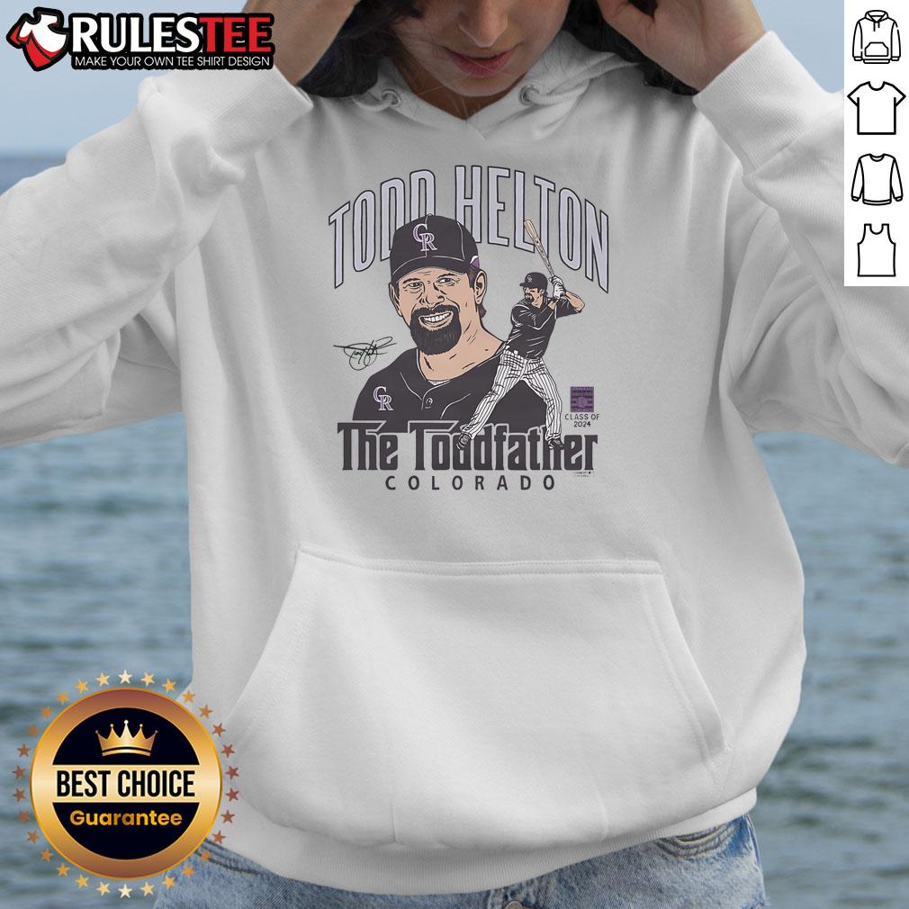 Awesome Rockies Todd Helton Toddfather Signature Class Of 2024 T-Shirt - Image 2