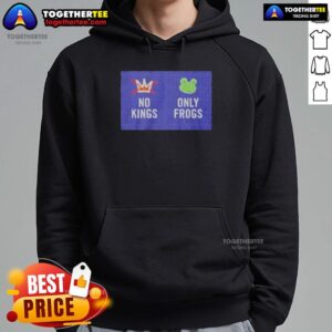 Alternative view of Good No Kings Only Frogs T-Shirt